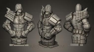 Busts of heroes and monsters (BUSTH_0189) 3D model for CNC machine